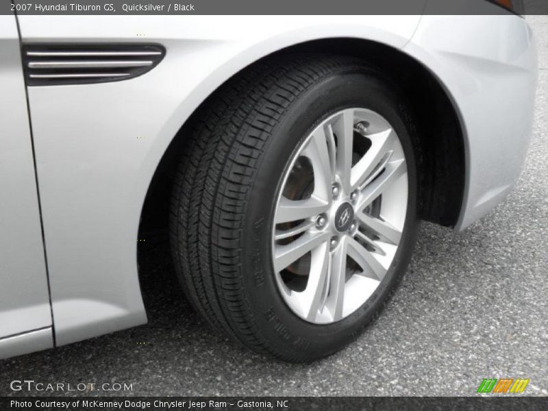 Quicksilver / Black 2007 Hyundai Tiburon GS