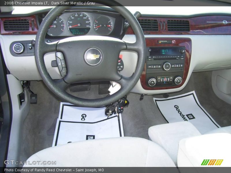 Dark Silver Metallic / Gray 2008 Chevrolet Impala LT