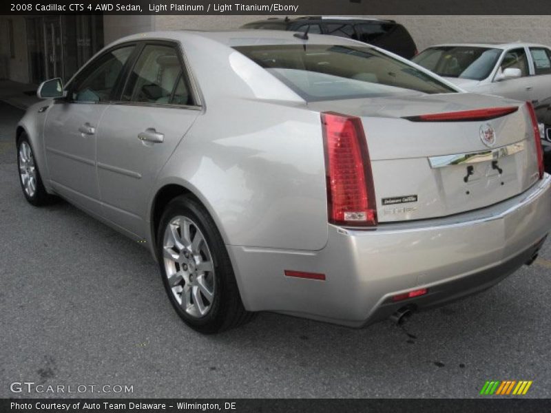 Light Platinum / Light Titanium/Ebony 2008 Cadillac CTS 4 AWD Sedan