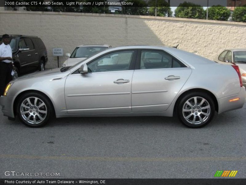 Light Platinum / Light Titanium/Ebony 2008 Cadillac CTS 4 AWD Sedan