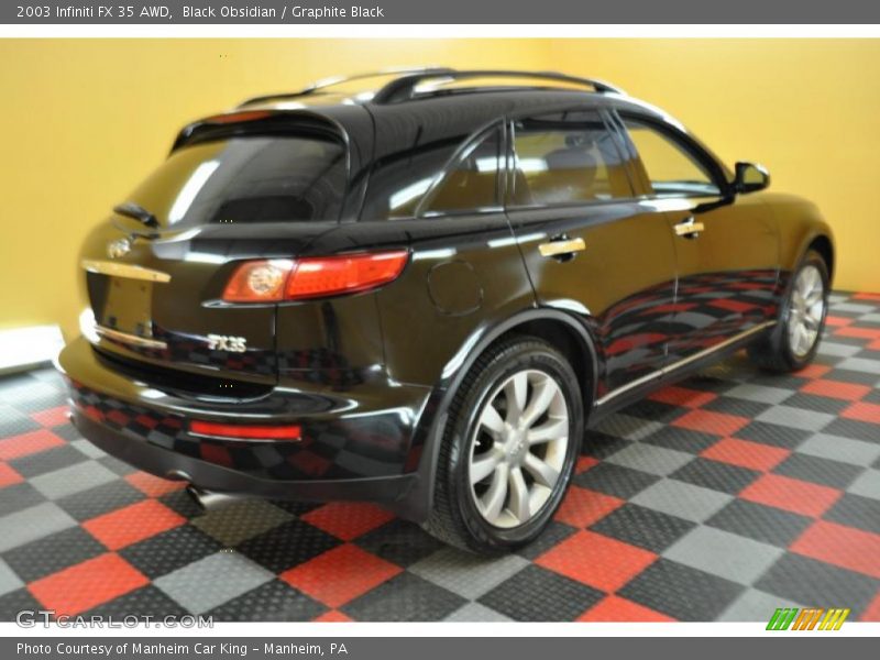 Black Obsidian / Graphite Black 2003 Infiniti FX 35 AWD
