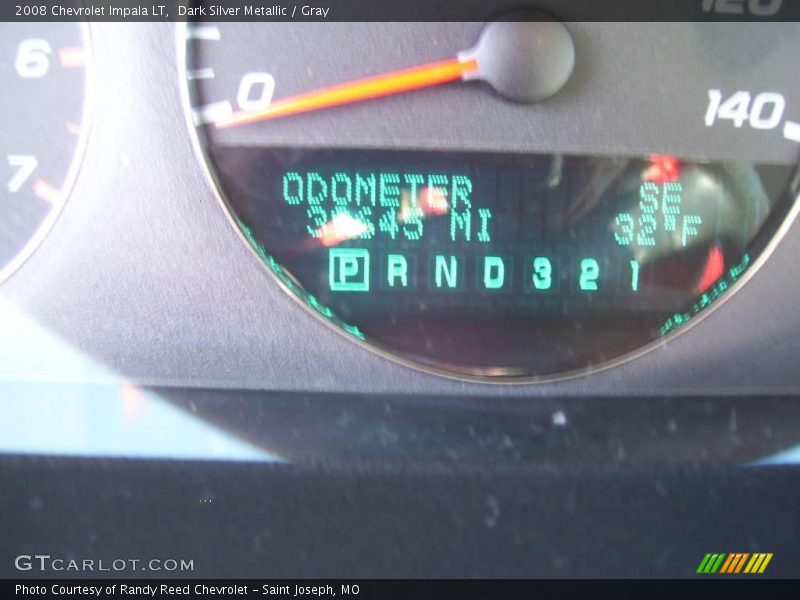 Dark Silver Metallic / Gray 2008 Chevrolet Impala LT