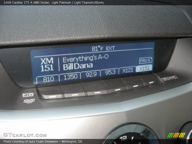 Light Platinum / Light Titanium/Ebony 2008 Cadillac CTS 4 AWD Sedan