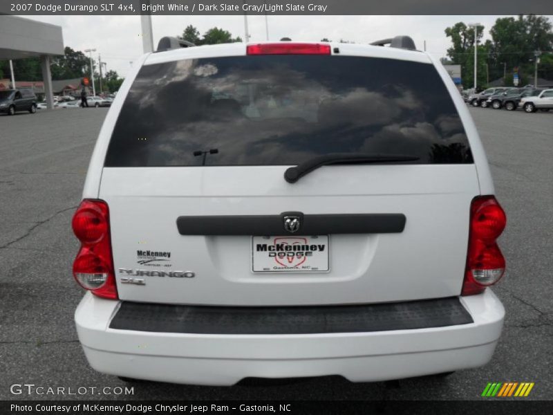 Bright White / Dark Slate Gray/Light Slate Gray 2007 Dodge Durango SLT 4x4