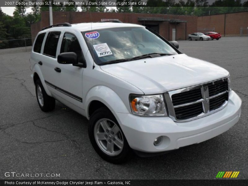 Bright White / Dark Slate Gray/Light Slate Gray 2007 Dodge Durango SLT 4x4