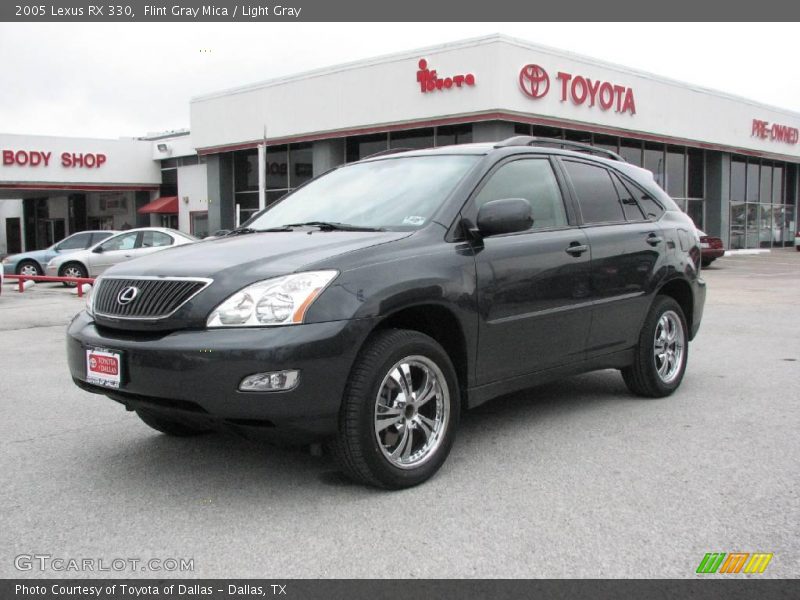 Flint Gray Mica / Light Gray 2005 Lexus RX 330