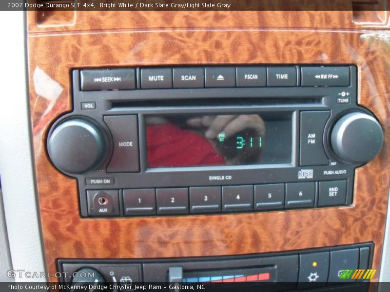 Bright White / Dark Slate Gray/Light Slate Gray 2007 Dodge Durango SLT 4x4