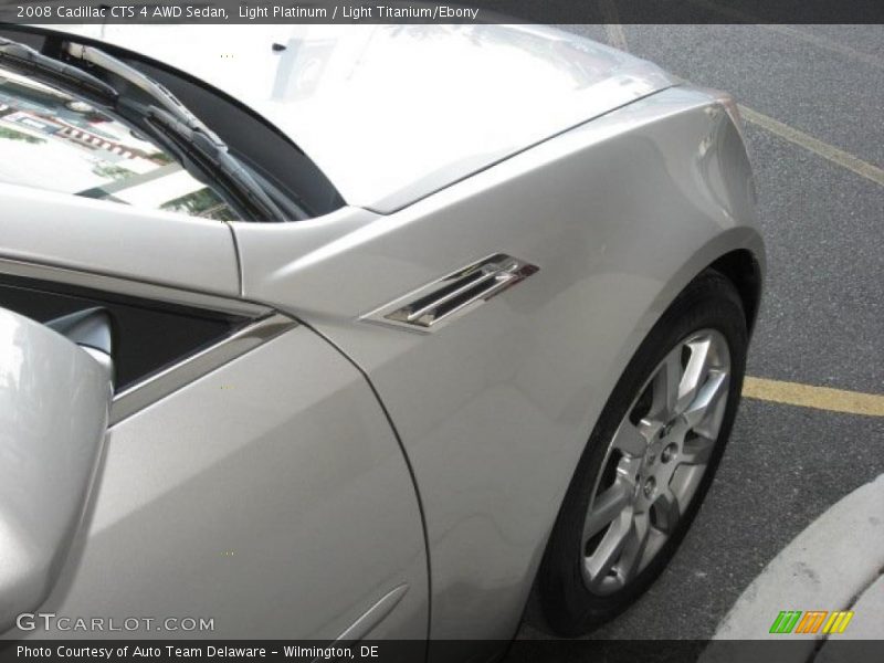 Light Platinum / Light Titanium/Ebony 2008 Cadillac CTS 4 AWD Sedan