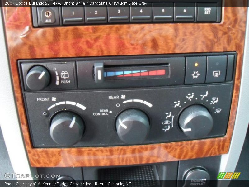 Bright White / Dark Slate Gray/Light Slate Gray 2007 Dodge Durango SLT 4x4