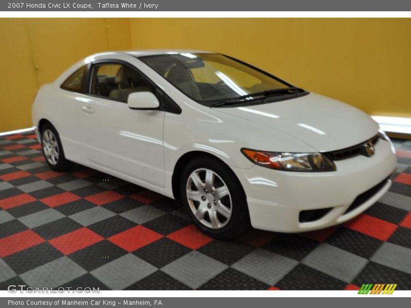 Taffeta White / Ivory 2007 Honda Civic LX Coupe