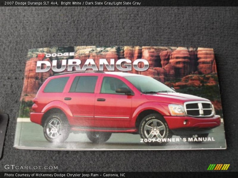 Bright White / Dark Slate Gray/Light Slate Gray 2007 Dodge Durango SLT 4x4
