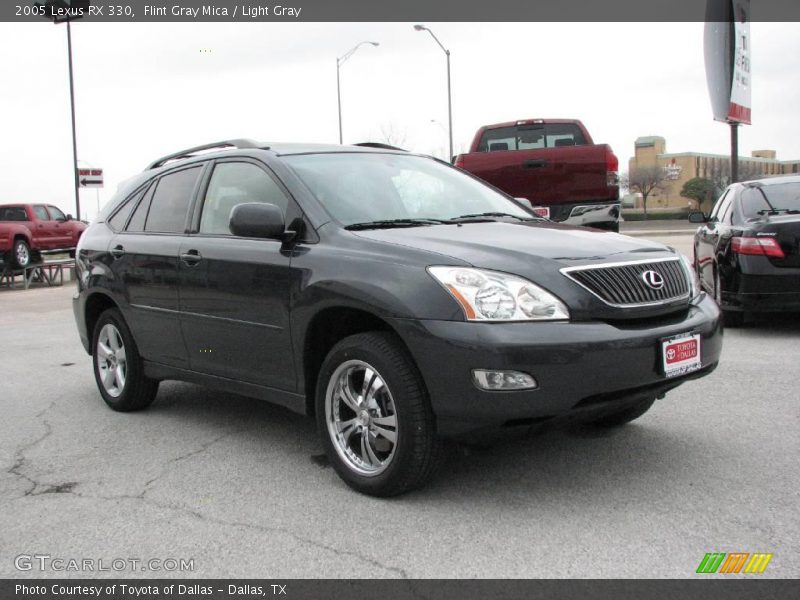 Flint Gray Mica / Light Gray 2005 Lexus RX 330