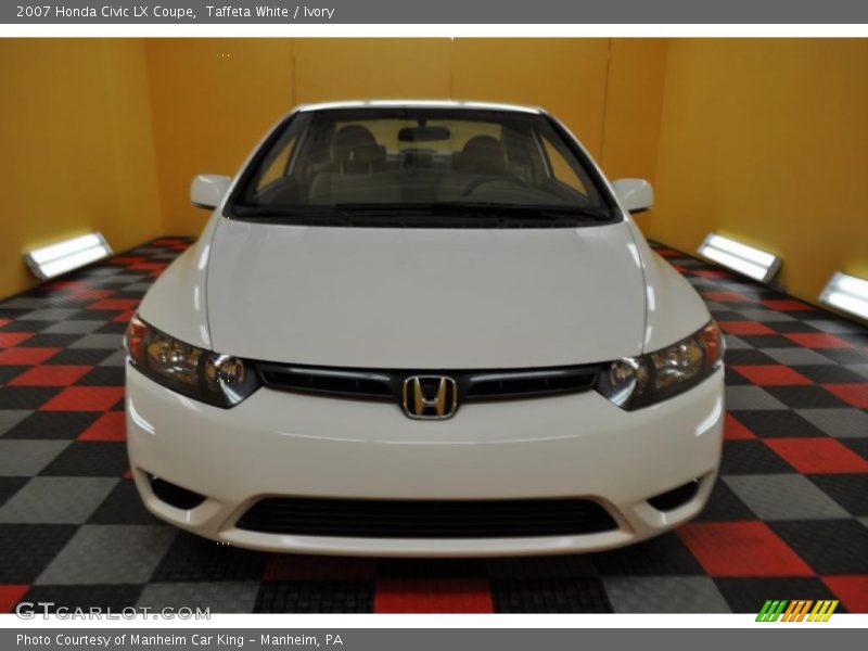 Taffeta White / Ivory 2007 Honda Civic LX Coupe
