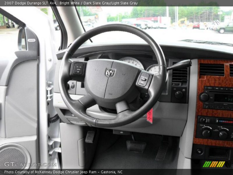 Bright White / Dark Slate Gray/Light Slate Gray 2007 Dodge Durango SLT 4x4