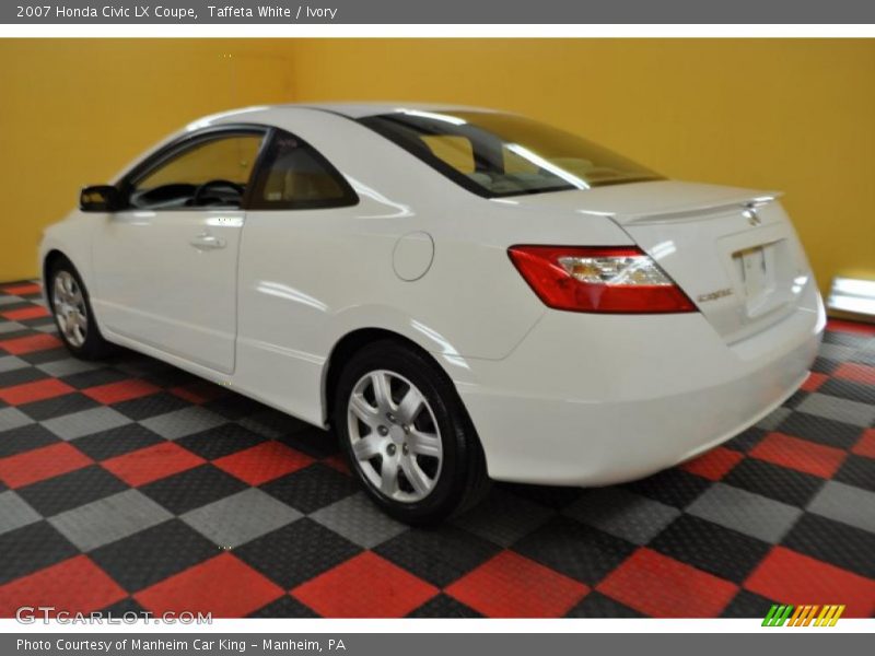 Taffeta White / Ivory 2007 Honda Civic LX Coupe