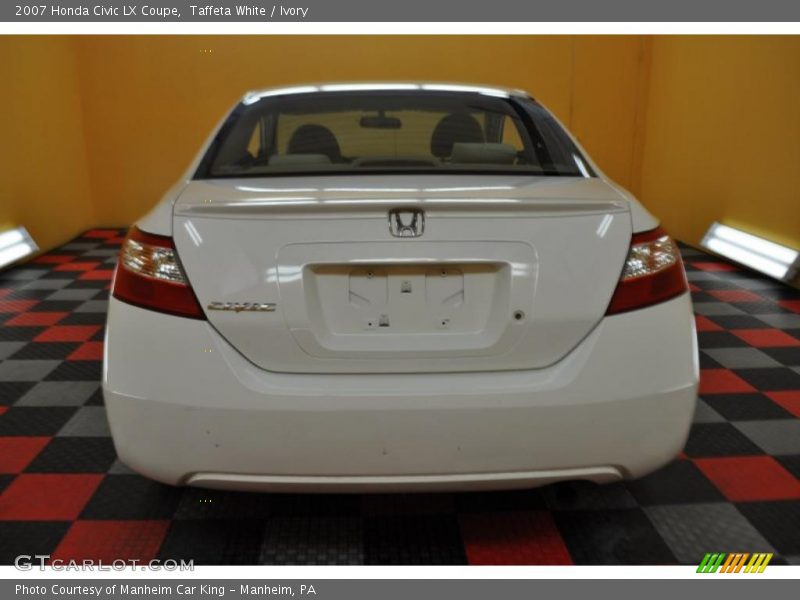 Taffeta White / Ivory 2007 Honda Civic LX Coupe