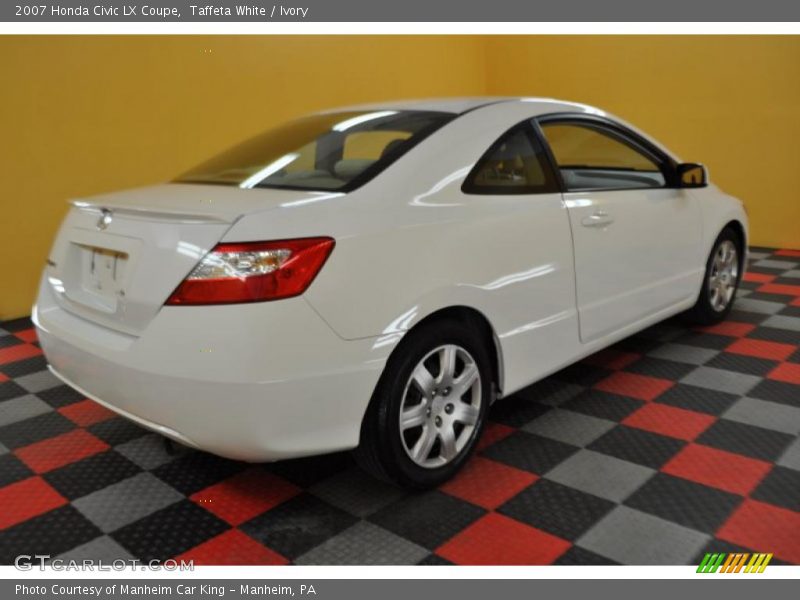 Taffeta White / Ivory 2007 Honda Civic LX Coupe