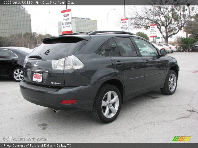 Flint Gray Mica / Light Gray 2005 Lexus RX 330