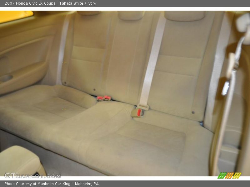 Taffeta White / Ivory 2007 Honda Civic LX Coupe