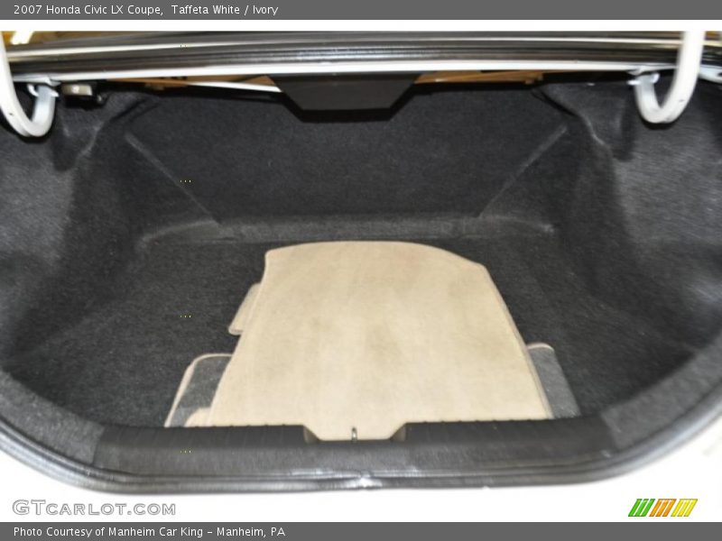 Taffeta White / Ivory 2007 Honda Civic LX Coupe