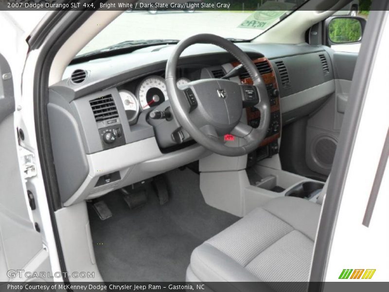Bright White / Dark Slate Gray/Light Slate Gray 2007 Dodge Durango SLT 4x4
