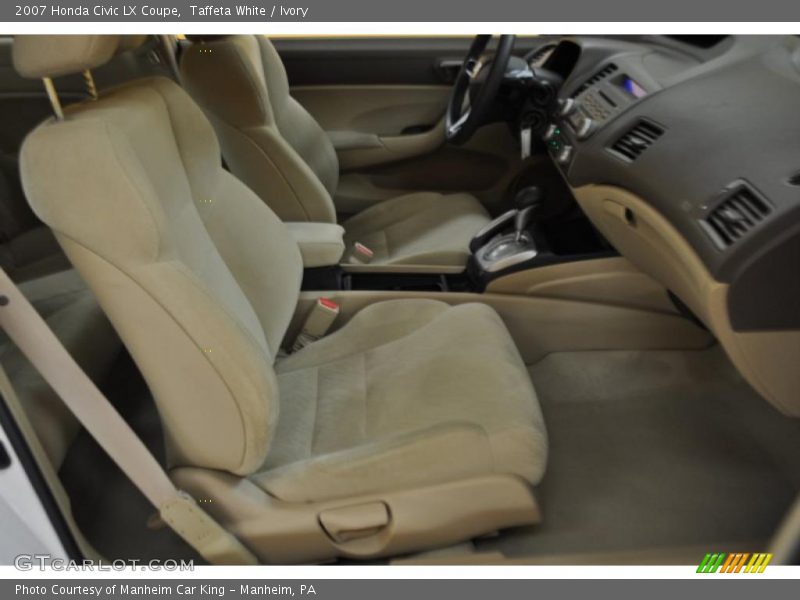 Taffeta White / Ivory 2007 Honda Civic LX Coupe