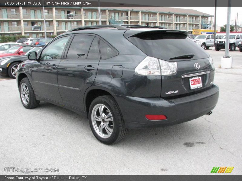 Flint Gray Mica / Light Gray 2005 Lexus RX 330