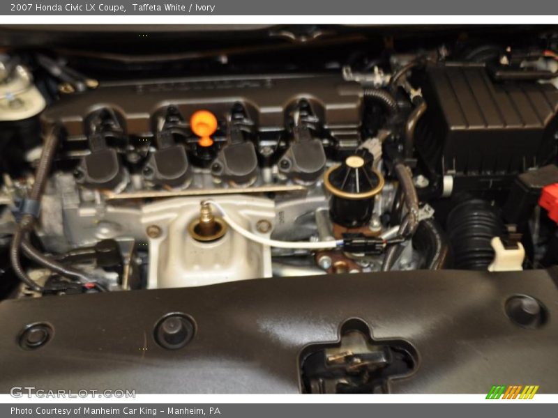 Taffeta White / Ivory 2007 Honda Civic LX Coupe