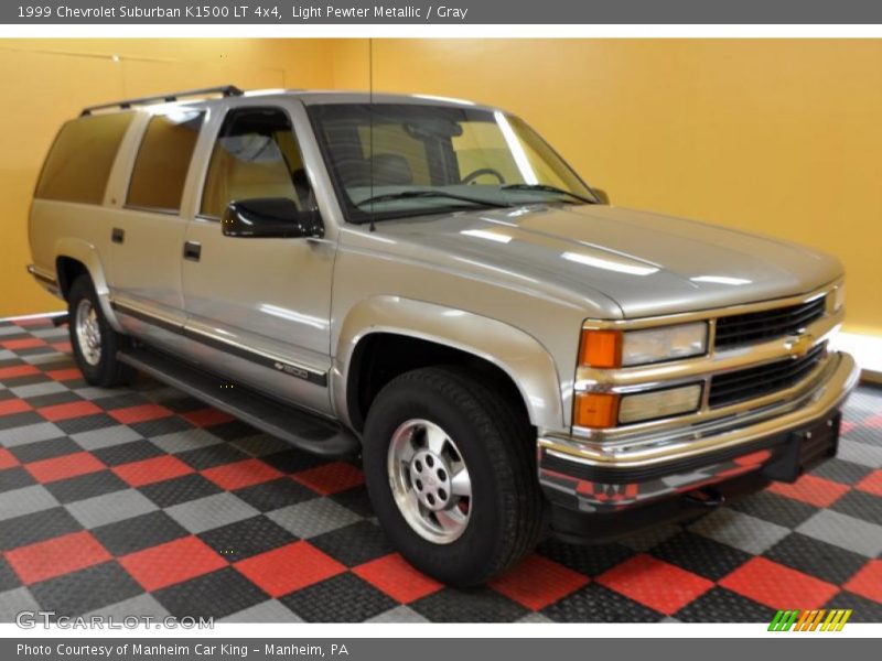 Light Pewter Metallic / Gray 1999 Chevrolet Suburban K1500 LT 4x4