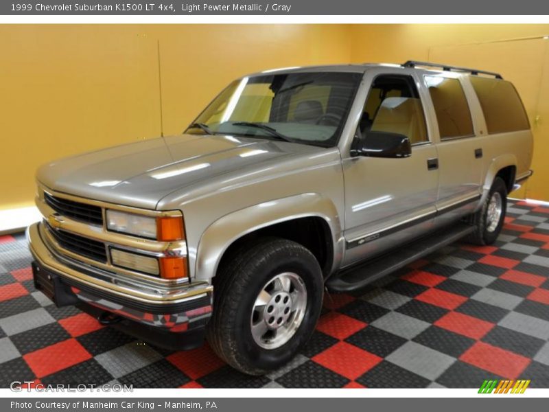 Light Pewter Metallic / Gray 1999 Chevrolet Suburban K1500 LT 4x4