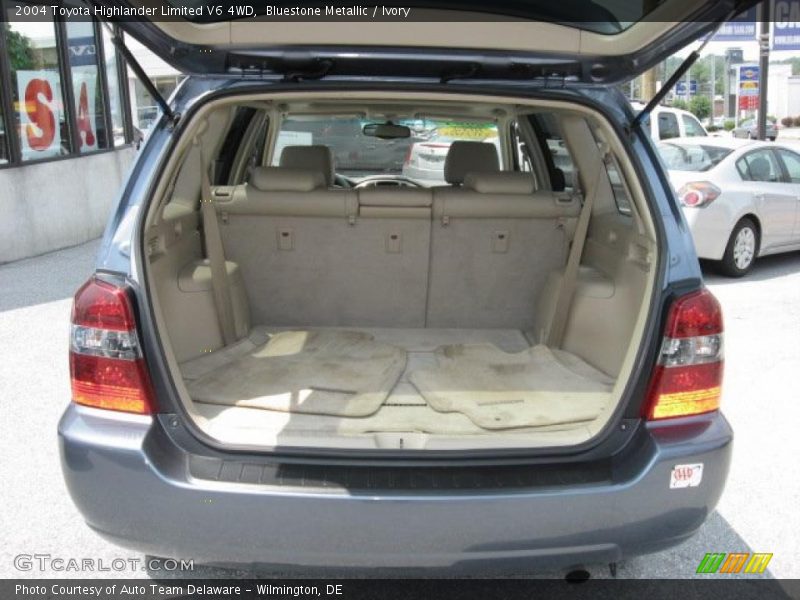 Bluestone Metallic / Ivory 2004 Toyota Highlander Limited V6 4WD