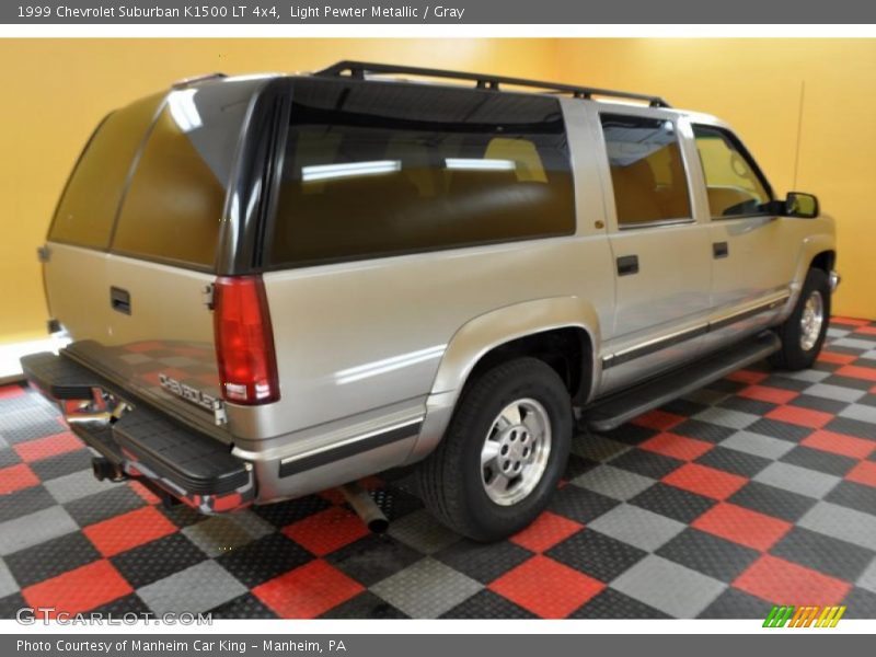 Light Pewter Metallic / Gray 1999 Chevrolet Suburban K1500 LT 4x4