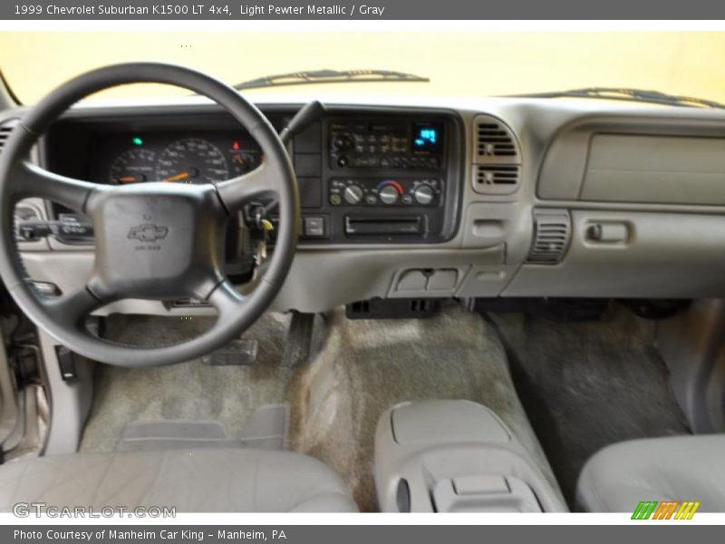 Light Pewter Metallic / Gray 1999 Chevrolet Suburban K1500 LT 4x4