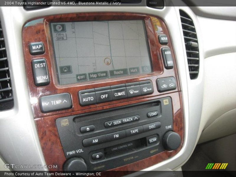 Bluestone Metallic / Ivory 2004 Toyota Highlander Limited V6 4WD