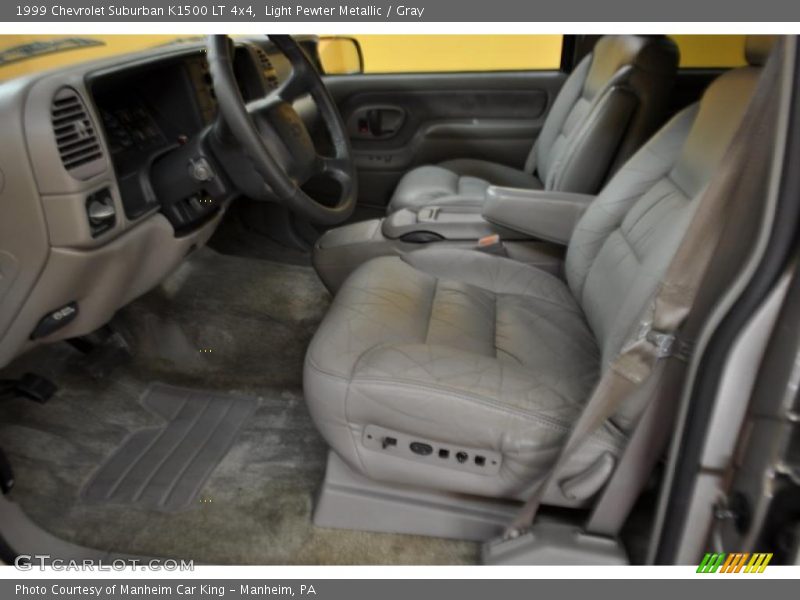Light Pewter Metallic / Gray 1999 Chevrolet Suburban K1500 LT 4x4