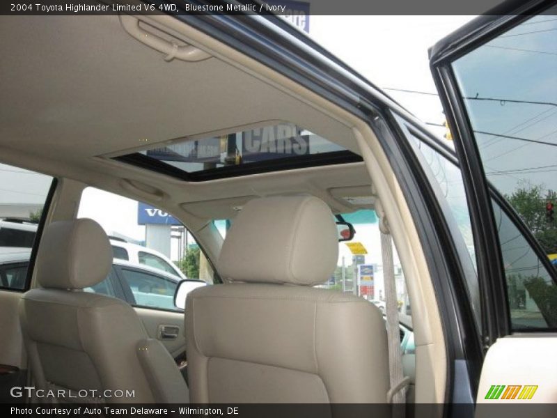 Bluestone Metallic / Ivory 2004 Toyota Highlander Limited V6 4WD