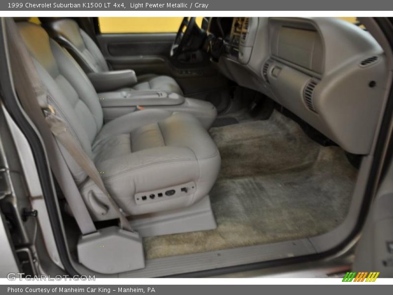 Light Pewter Metallic / Gray 1999 Chevrolet Suburban K1500 LT 4x4