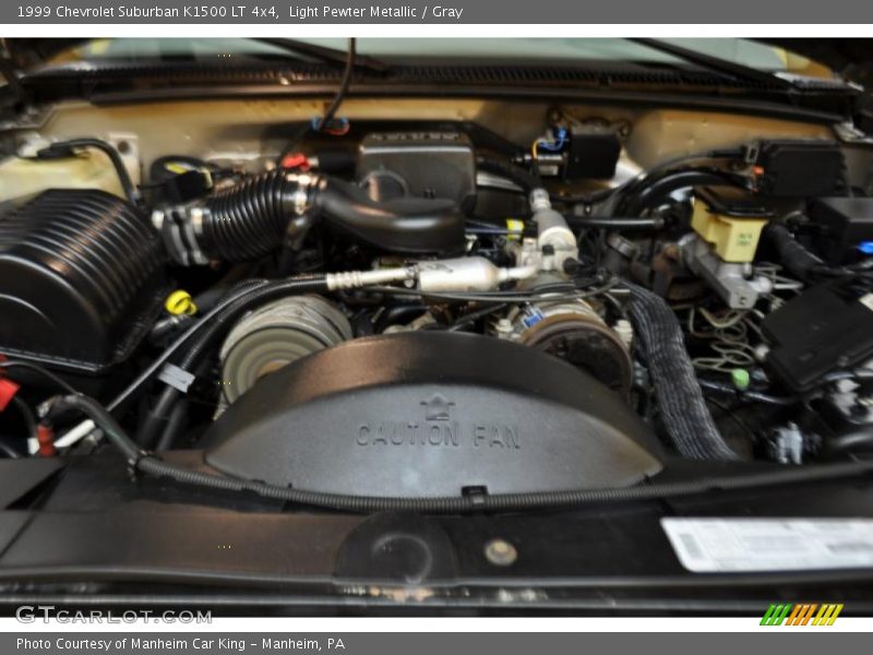 Light Pewter Metallic / Gray 1999 Chevrolet Suburban K1500 LT 4x4