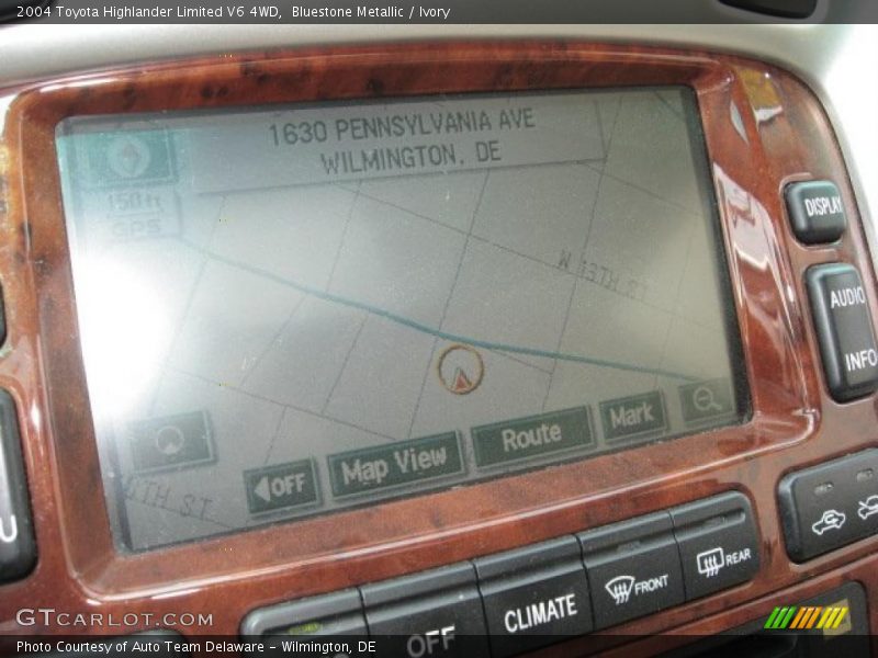 Bluestone Metallic / Ivory 2004 Toyota Highlander Limited V6 4WD