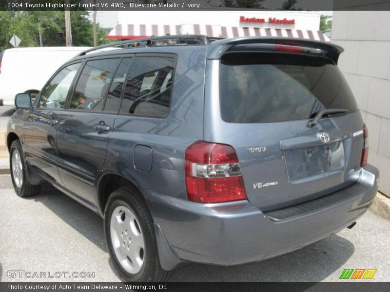 Bluestone Metallic / Ivory 2004 Toyota Highlander Limited V6 4WD