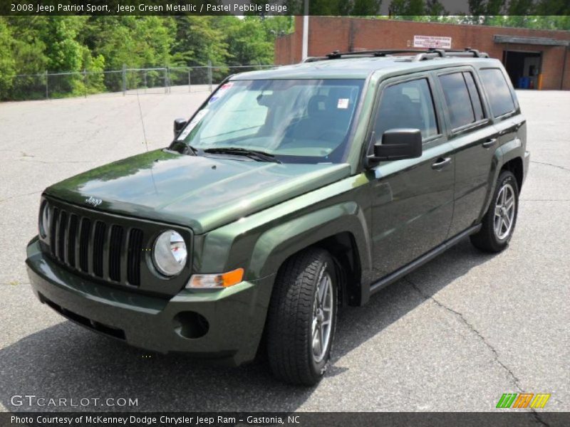 Jeep Green Metallic / Pastel Pebble Beige 2008 Jeep Patriot Sport