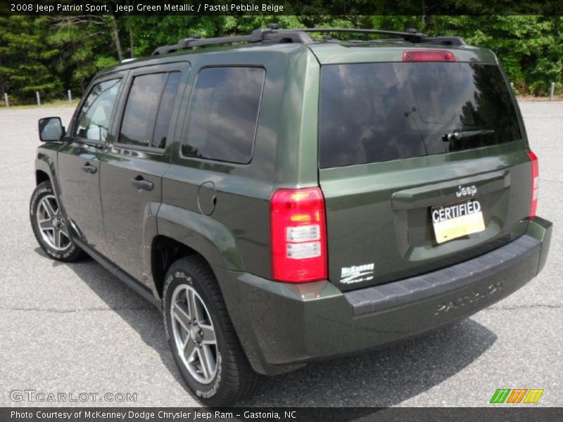 Jeep Green Metallic / Pastel Pebble Beige 2008 Jeep Patriot Sport