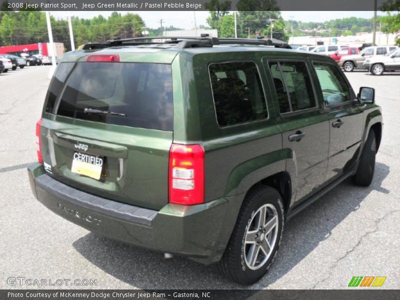 Jeep Green Metallic / Pastel Pebble Beige 2008 Jeep Patriot Sport
