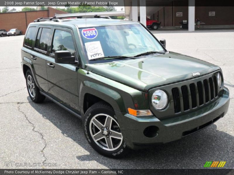 Jeep Green Metallic / Pastel Pebble Beige 2008 Jeep Patriot Sport