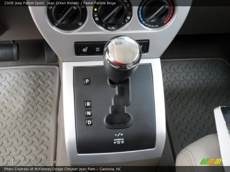 Jeep Green Metallic / Pastel Pebble Beige 2008 Jeep Patriot Sport