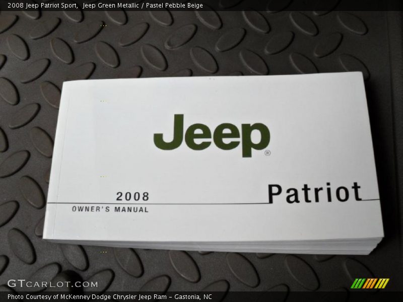 Jeep Green Metallic / Pastel Pebble Beige 2008 Jeep Patriot Sport