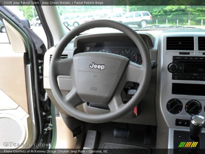 Jeep Green Metallic / Pastel Pebble Beige 2008 Jeep Patriot Sport