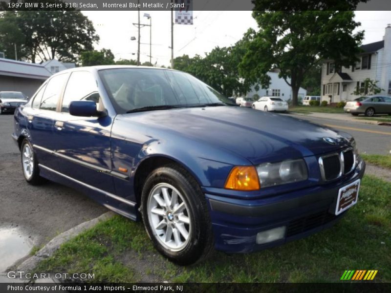 Montreal Blue Metallic / Sand 1997 BMW 3 Series 318i Sedan