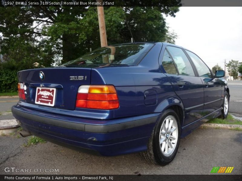 Montreal Blue Metallic / Sand 1997 BMW 3 Series 318i Sedan