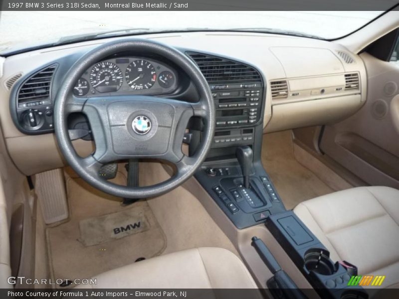 Montreal Blue Metallic / Sand 1997 BMW 3 Series 318i Sedan